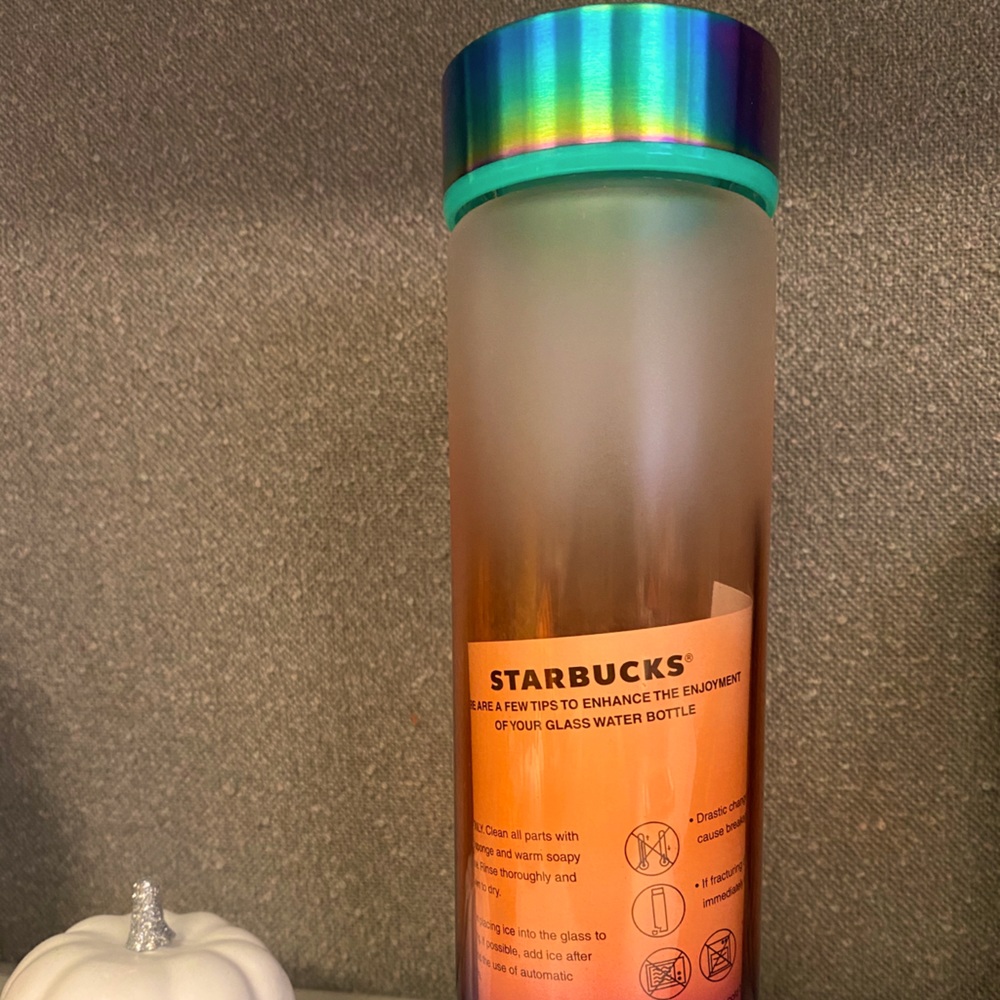 STARBUCKS Oil Slick Lid Ombré Cup